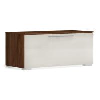 Тумба для обуви с откидной дверцей Solo (орех Коламбия/мокко)