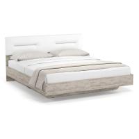 Двуспальная кровать 180х200 Napoli-1 с ящиком (Крафт серый)