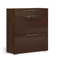 Тумба для обуви Solo (орех Коламбия/коричневый)