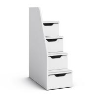 Лестница деревянная для 337.252/337.256 (белая)