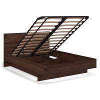 Кровать Solo 140х200 с под. мех. под подушки 01 и 03 (орех Коламбия)