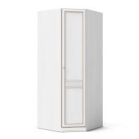 Угловой равносторонний шкаф с накладкой Верди (дуб Белуна) правый