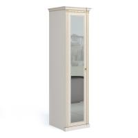 Шкаф-пенал в спальню Vittoria Bianca с зеркалом