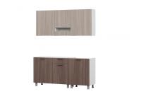 Кухонный гарнитур "Розалия" (без столешницы) (Ясень Шимо светлый / Ясень Шимо тёмный)