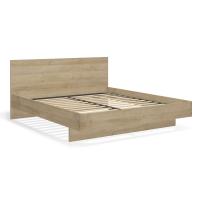 Кровать Solo под подушки 01 и 03 (дуб Ривьера)