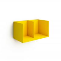Полка открытая 2 секции (желтая)