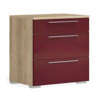 Тумба прикроватная ROSSA (дуб Ривьера/глянец Cherry)