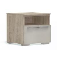 Прикроватная тумба Solo (сонома/глянец мокко)