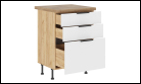 YourHouse Стол С3ЯК-450 (3 ящ.) YourHouse Стол С3ЯК-450 (3 ящ.)
