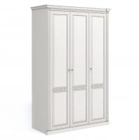 Трехстворчатый шкаф для одежды Vittoria Bianca Silver
