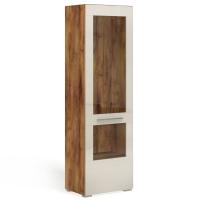 Шкаф-витрина Соло (таксония/мокко) правый