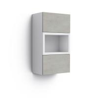 Навесной шкаф с нишей Solo (белый)