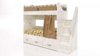 Кровать двухъярусная «Марвин 6-2» с лестницей и поручнем