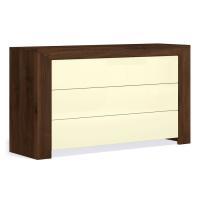 Комод с тремя ящиками Blade (коламбия/глянец ваниль)