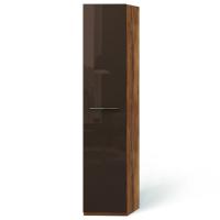 Шкаф-колонка переходной Solo (таксония/коричневый) правый