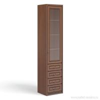 Шкаф-витрина узкий