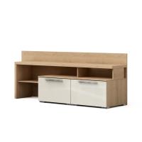 Тумба под телевизор Solo (ТВ модуль) (дуб Ривьера/ваниль) левая