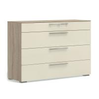 Комод в спальню с ящиками Solo (сонома/ваниль)