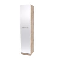 Модульная система «Ницца» Пенал глухой (Каньон светлый/Белый глянец)