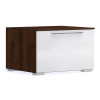 Тумба в гостиную Solo без топа (орех Коламбия/белый)