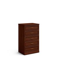 Комод 5 ящиков Верди (орех Леванте)