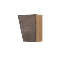 Секция навесная Napoli (Дуб натуральный/бетон Dark) правая