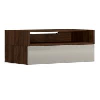 Тумба с 3D нишей Solo Quadro (орех Коламбия/мокко)
