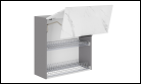 БРАУНИ Шкаф навесной ШСГ-900_H8 (сушка с подъем.ств.)