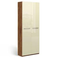 Узкий шкаф для одежды Solo (таксония/ваниль)