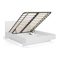 Кровать Соло 160х200 с под. мех. под подушки 01 и 03 (белый)