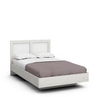 Односпальная кровать 120х200 с ящиком Napoli-3 (Крафт белый/белый матовый)