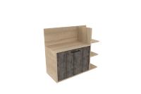 Обувница №12 правая (Дуб Сонома/Джексон)