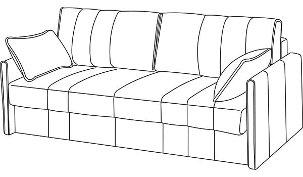 ПРЯМОЙ ДИВАН НИЦЦА