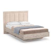 Односпальная кровать Napoli-2 с матрасом (Крафт серый)