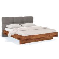 Кровать с мягкой спинкой  Solo QUATRO 180х200 (таксония/рогожка)