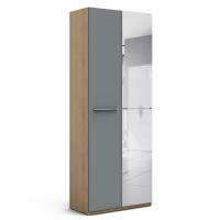 Шкаф двухдверный узкий Solo (дуб Ривьера)