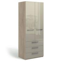 Шкаф для одежды Solo с ящиками (сонома/мокко)