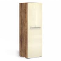 Шкаф-пенал Solo (таксония/ваниль) левый