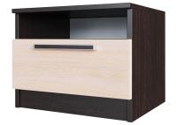 "Эдм -2" Тумба прикроватная (Дуб венге/Дуб Млечный)