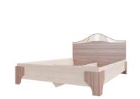 "Лагуна 5" Кровать двойная без матраца (1,4*2,0) (Ясень Шимо Темный/Ясень Шимо Светлый)