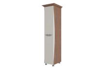 "Лагуна 7" Пенал (Ясень шимо темный/ МДФ "Жемчуг")