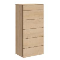 Комод высокий 6 ящ. Илма-2 (дуб Ривьера)