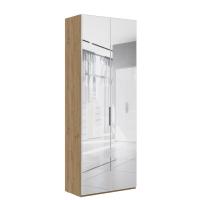 Шкаф для прихожей Наполи (Дуб натуральный/белый глянец)