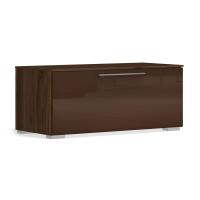 Тумба для обуви с откидной дверцей Solo (орех Коламбия/коричневый)