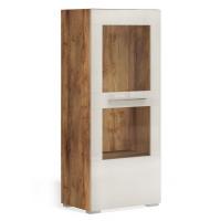 Шкаф-витрина Solo (таксония/мокко) левый