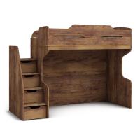 Кровать-чердак 90х190 с лестницей (таксония) левая