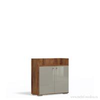Тумба 2 двери для стеллажа Таксония/Мокко
