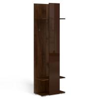 Вешалка в прихожую Соло закрытая (орех Коламбия/коричневый)