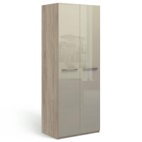 Шкаф для одежды Solo двухдверный (глянец мокко)