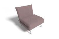 Кресло Смайл (Рогожка 09 (Сиреневый))